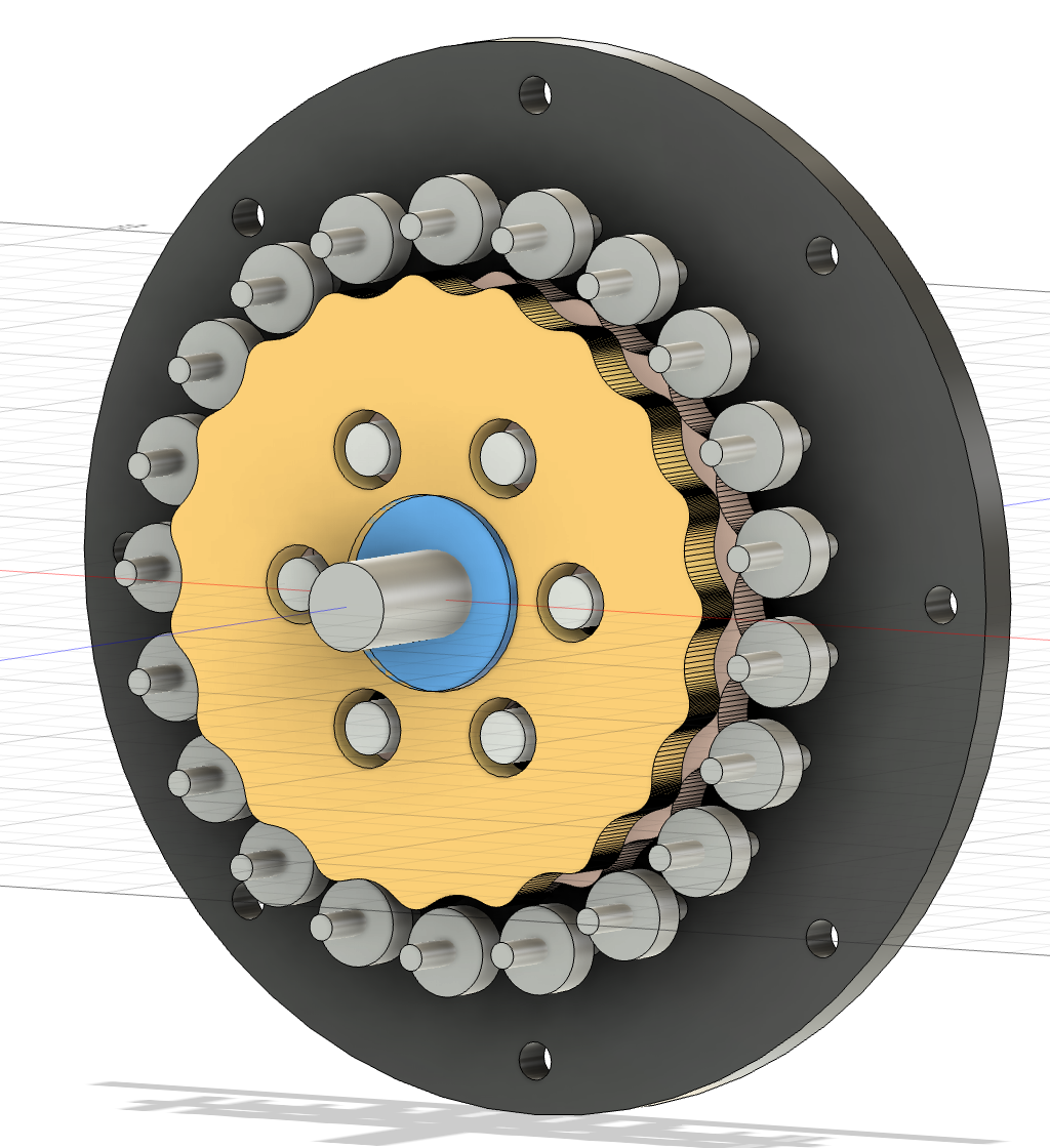 Cycloidal Drive — Internal View