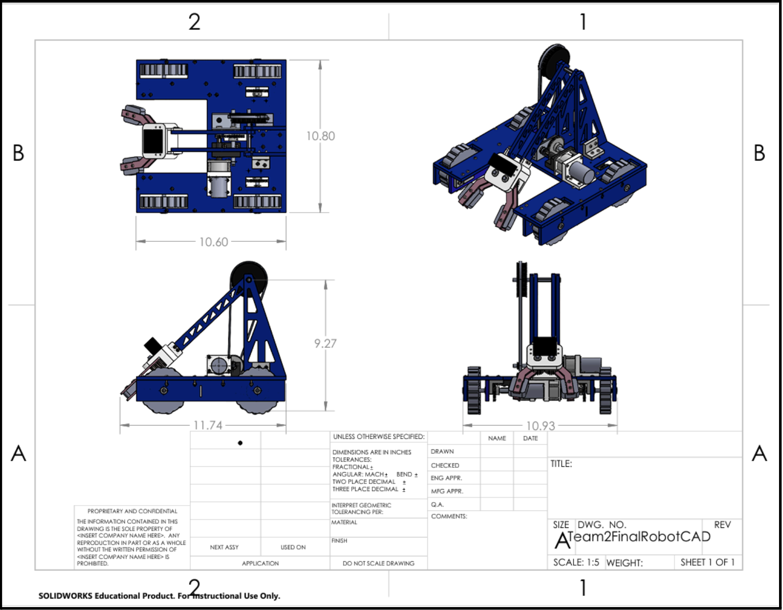 Machined Robot CAD
